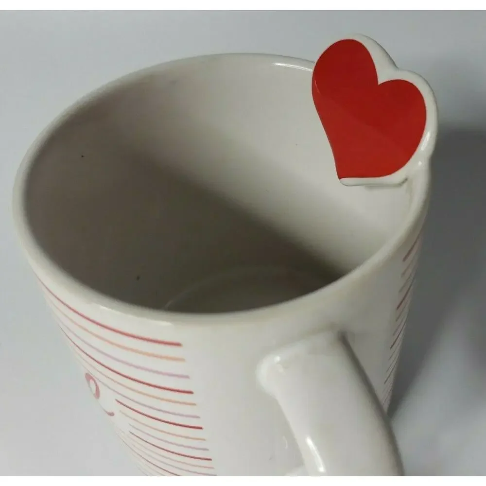 Vtg Russ‎ Berrie Valentines Mouse Coffee Mug Red Heart You're Very Special NOS